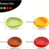 Set X4 Tapa Reutilizable Hermética De Silicona Para Verduras Multicolor Lisa
