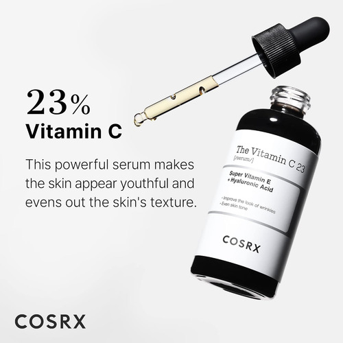 Cosrx Suero Puro De Vitamina C Al 23% Con Vitamina E Y Ácido Todo Tipo De Piel Día/noche