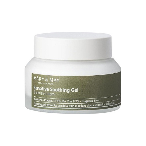 Mary&may Sensitive Soothing Gel - Crema Calmante Antirojeces Momento De Aplicación Día/noche Tipo De Piel Mixta/sensible
