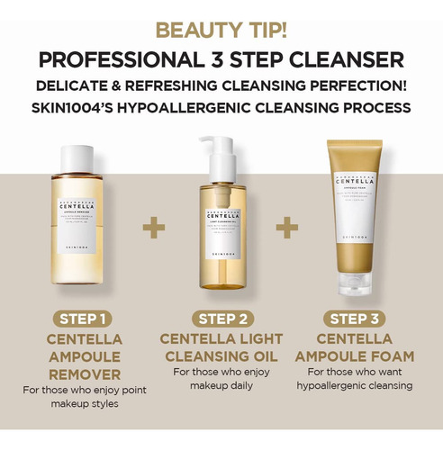 Skin1004 Madagascar Centella Light Cleansing Oil Limpiador Todo Tipo De Piel Día/noche