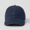 Alo Yoga Washed Off-duty Cap - Vintage Navy - Gorra Azul Oscuro Unico Washed Off-duty