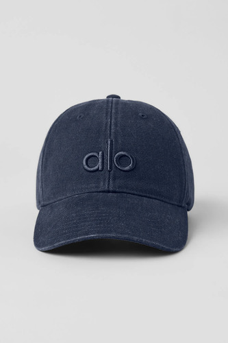 Alo Yoga Washed Off-duty Cap - Vintage Navy - Gorra Azul Oscuro Unico Washed Off-duty
