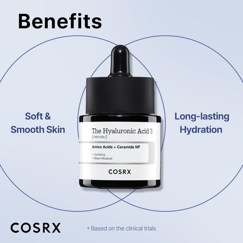 Cosrx Sérum Hidratante The Hyaluronic Acid 3 Para Arrugas Todo Tipo De Piel Día/noche