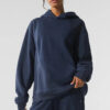 Alo Yoga Chompa Buzo Hoodie Unisex Make Waves Original L - 12 Azul Marino Make Waves
