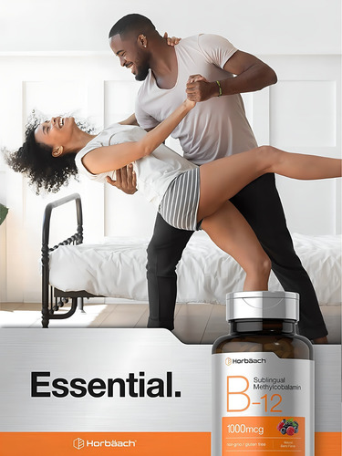 Vitamina B12 Sublingual 5000mcg 120 Tab Horbaach