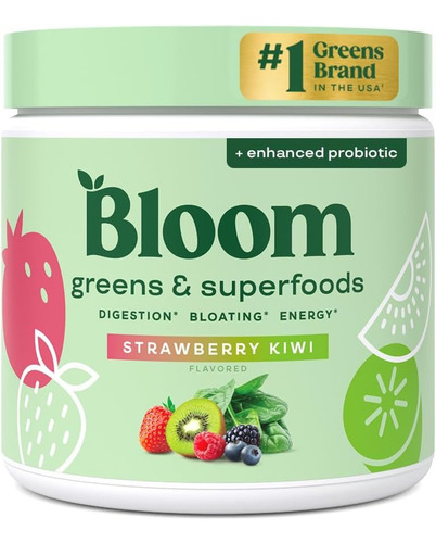 Suplemento En Polvo Bloom Carbohidratos Sabor Original X 151 Frutilla Y Kiwi