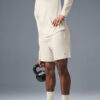 Alo Yoga Remera De Manga Larga Con Capucha Para Hombre Conqu Bone Conquer Reform Long L Lisa