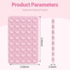 Sopapa Soportes De Silicona Telefono Con Agarre Adhesivo Rosa Pálido Ventosas De Doble Cara