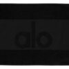 Alo Yoga Toalla Keep It Cool Gym 100% Algodón Absorbente Negro Keep It Cool Gym