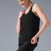 Alo Yoga Blusa Musculosa Deportiva Alo Everyday Modal Rib Negro Lisa M