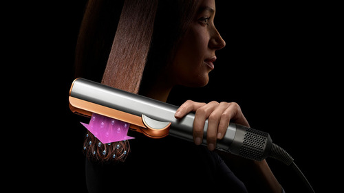 Plancha Secador De Pelo Dyson Airstrait Pelo Mojado A Seco Níquel/cobre