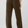 Alo Yoga Pantalon Recto Oversized - Original Marrón Oscuro Scholar Straight Xs - 2