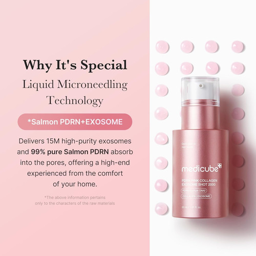 Medicube Pdrn Pink Collagen Exosome Shot 2000 Microneedling Seca Noche