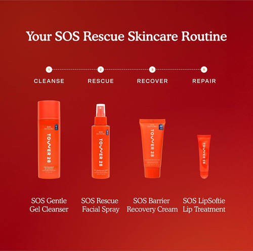 Tower 28 Sos Daily Barrier Recovery Crema Reparadora Sensible Día/noche