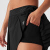 Alo Yoga Pollera Deportivo Actitud Aces Tennis Skirt Negro L - 12
