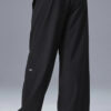 Alo Yoga Pantalon Suit Up Regular Tiro Medio Fit Holgado Negro Liso M - 8