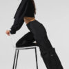 Alo Yoga Extreme Cropped Pullover -buzo Negro Original S - 4 Negro Cropped