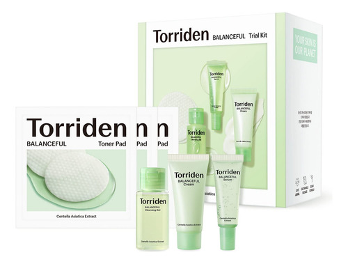 Torriden Balanceful Trial Kit 4 Para Piel Sensible, Grasa
