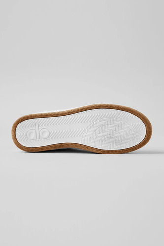 Alo Yoga Zapatillas Deportivas Casuales Recovery Mode Sneake Blanco Cuero Vegano Faux Leather 42.5 Ar