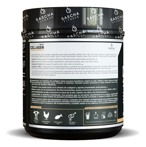 Sascha Fitness Multi Colageno Hidrolizado Collagen