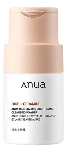 Polvo Limpiador Iluminador De Arroz Anua - Cuidado Facial Todo Tipo De Piel Día/noche