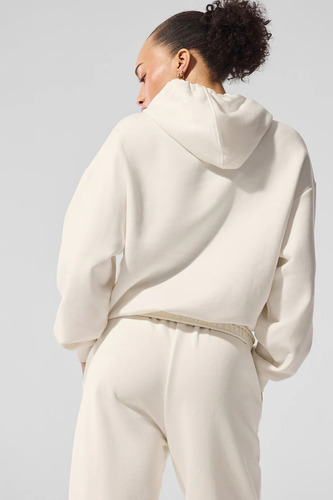 Alo Yoga Campera Chompa, Accolade Hoodie Unisex Blanco S - 4 Accolade Hoodie