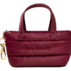 Mini Bolso Llavero Rare Beauty Mini Puffy Tote Keychain Color Merlot