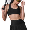 Alo Yoga Pollera Grand Slam Tennis Skirt Negro Grand Slam S - 4