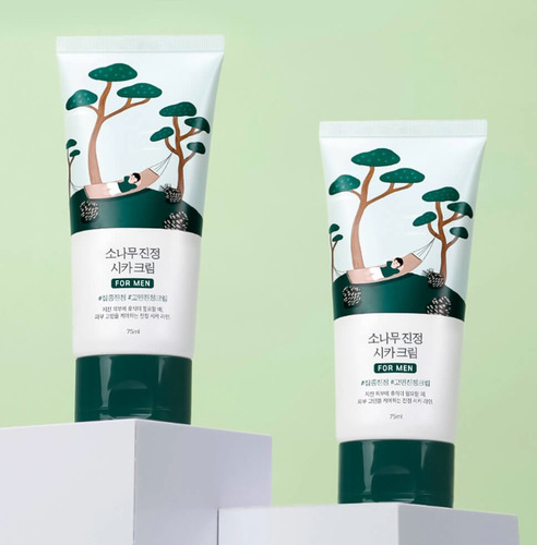 Round Lab Pine Calming Cica Crema Facial Calmante Hombre Todo Tipo De Piel Día/noche