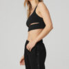 Alo Yoga Top Negro Slit Bra Negro Slit Bra S
