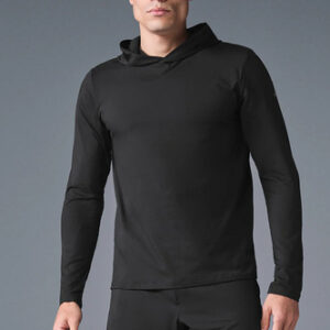 Alo Yoga Campera Chompa, Accolade Hoodie Unisex Marrón Oscuro M - 8 Accolade Hoodie