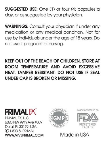 Charcoal + Activated I Primal Fx I 90 Capsules I Dr Ludwig - Imagen 3