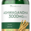 Carlyle Ashwagandha Ultra Concetrada 3000mg Adaptogeno Sin Sabor