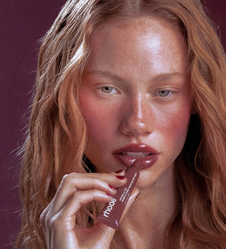 Rhode Labial Peptide Gloss Tint By Hailey Bieber R Pbj - Warm Berry Brown