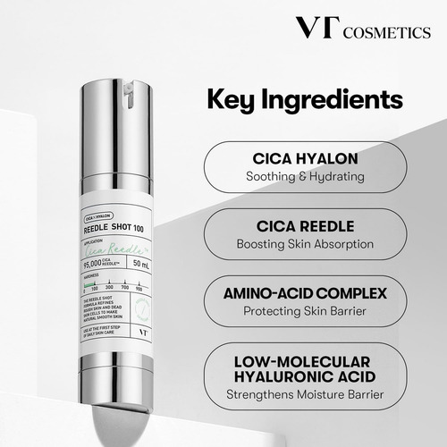Vt Reedle Shot 100 50ml - K Beauty Momento De Aplicación Noche Tipo De Piel Todo Tipo De Piel