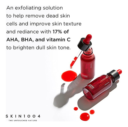 Skin1004 Bloody Peel | Exfoliante Químico Aha/bha 17% Madura Noche