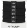 Alo Yoga Colita De Cabello Untangled Hair Tie 6-pack Negro Untangled Hair Tie