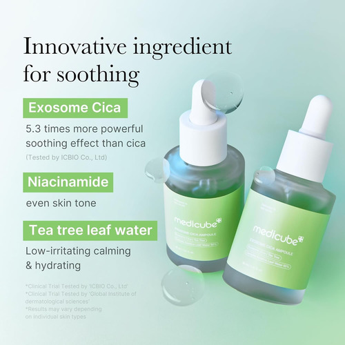 Medicube Exosome Cica Suero Calmante Para Piel Sensible Sensible Día/noche