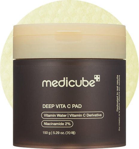 Medicube Almohadillas Faciales Deep Vita C Luminosidad Visib Todo Tipo De Piel