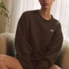 Alo Yoga Buzo Accolade Oversize Unisex Original Algodón S - 4 Marrón Oscuro Accolade Crew Neck