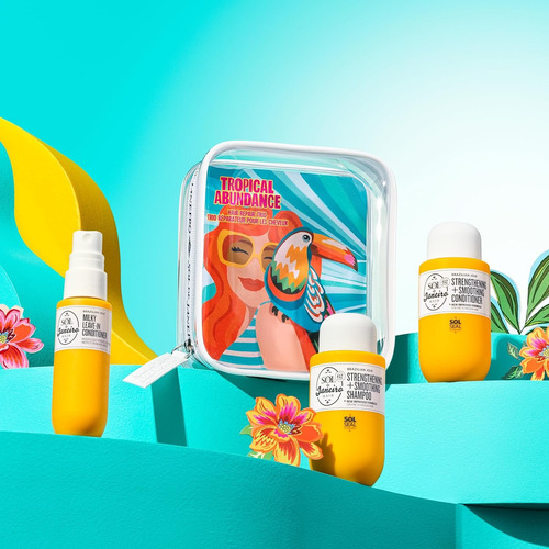 Sol De Janeiro Kit Champú, Spray Y Acondicionador Reparador