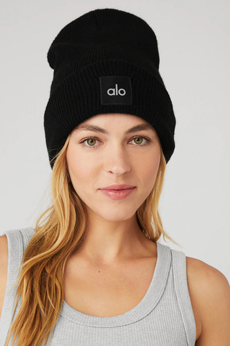 Alo Yoga Gorro De Invierno - Everyday Beanie Negro Talle Unico Everyday Beanie