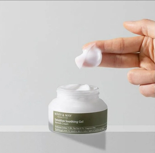 Mary&may Sensitive Soothing Gel - Crema Calmante Antirojeces Momento De Aplicación Día/noche Tipo De Piel Mixta/sensible
