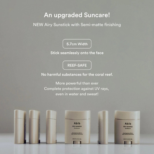 Abib Airy Sunstick Barra Transparente Protector S Spf50+ Pa