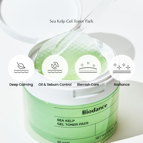 Biodance Sea Kelp Gel Tonico Pads Piel Fresca Sin Imperfecci