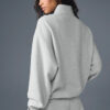 Alo Yoga Buzo Unisex Accolade 1/4 Zip Pullover Estilo Overs S - 4 Gris Claro Accolade 1/4 Zip