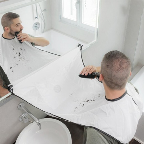 Capa Para Afeitarse Con Sopapa Manta Atrapa Pelo Barba Atrapa Pelo