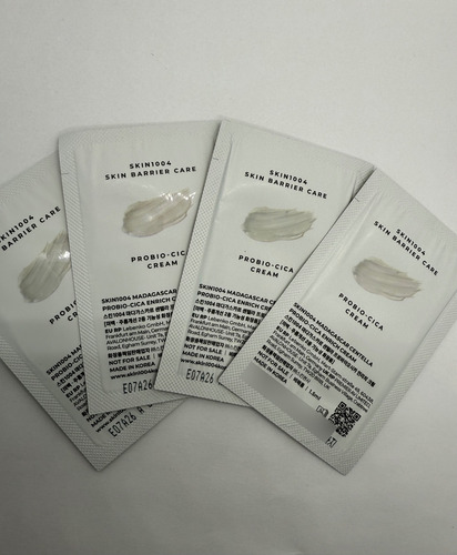 Skin1004 Probio-cica Cream Set De 4 Sachets 1.5ml Pequeño Todo Tipo De Piel Día/noche