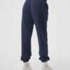 Alo Yoga Pantalón Jogger Deporti Accolade Sweatpant Unisex Azul Marino French Terry S - 4