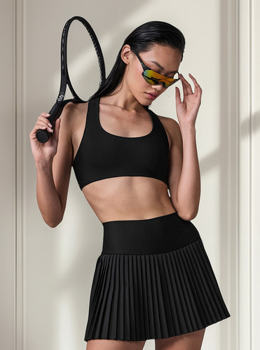 Alo Yoga Pollera Grand Slam Tennis Skirt Negro Grand Slam Xs - 2